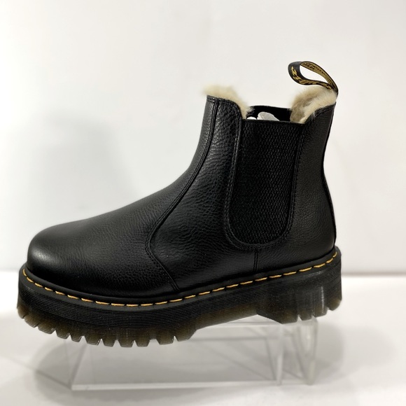 NEW DR MARTENS 2976 QUAD PLATFORM CHELSEA BOOTS - Picture 5 of 10